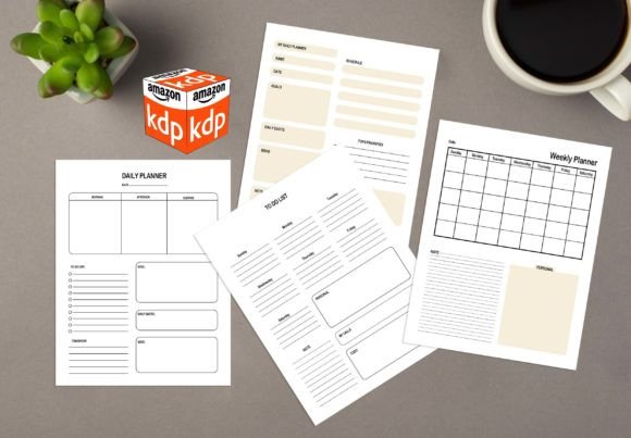 2023 Modern Planner KDP Printable