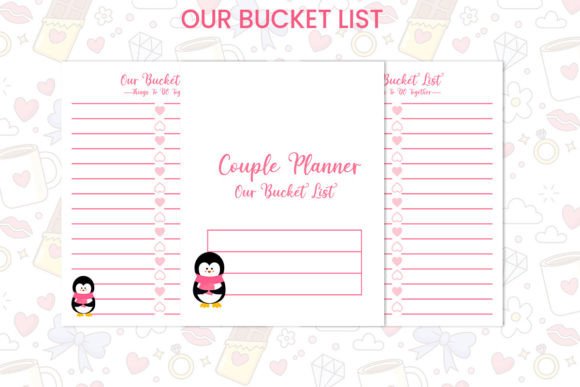 Couples Relationship Planner Workbook: Graphics for KDP Interiors