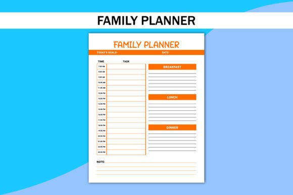 FAMILY PLANNER KDP Interior Planner Graphics