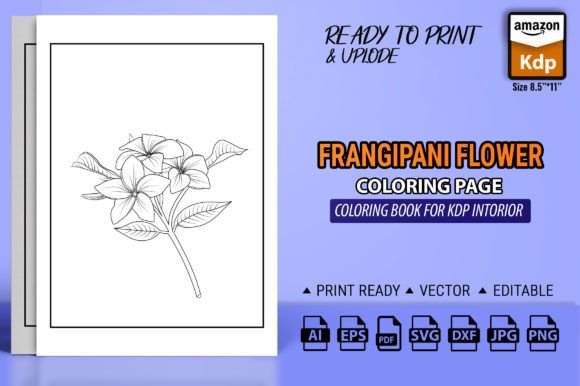 Frangipani Flower Graphics for Branding