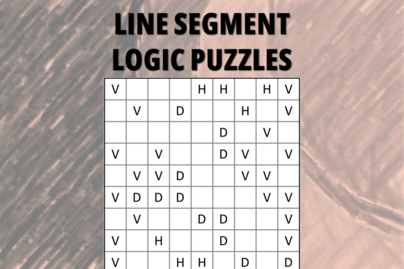 Line Segment Logic Puzzles 9x9 – Easy Graphics for KDP Interiors