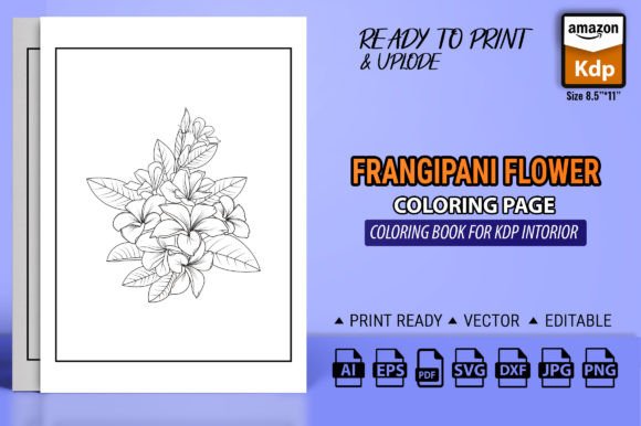 Plumeria Frangipani Flower Graphics for Branding